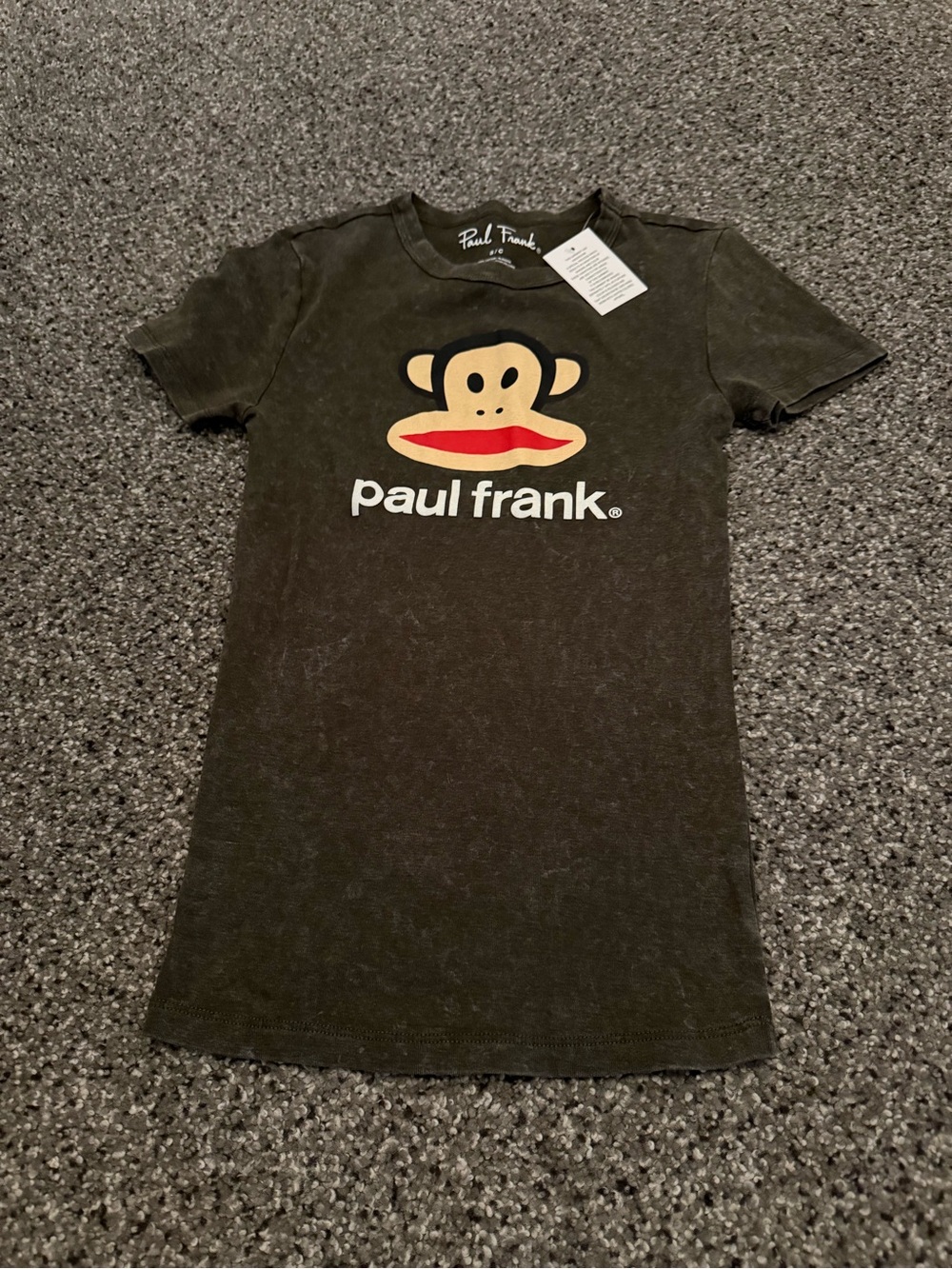 Paul Frank Black Short-Sleeve Tee with Julius Face